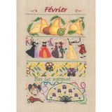 Le Bonheur des Dames Kruissteek en Petit Point borduurpakket