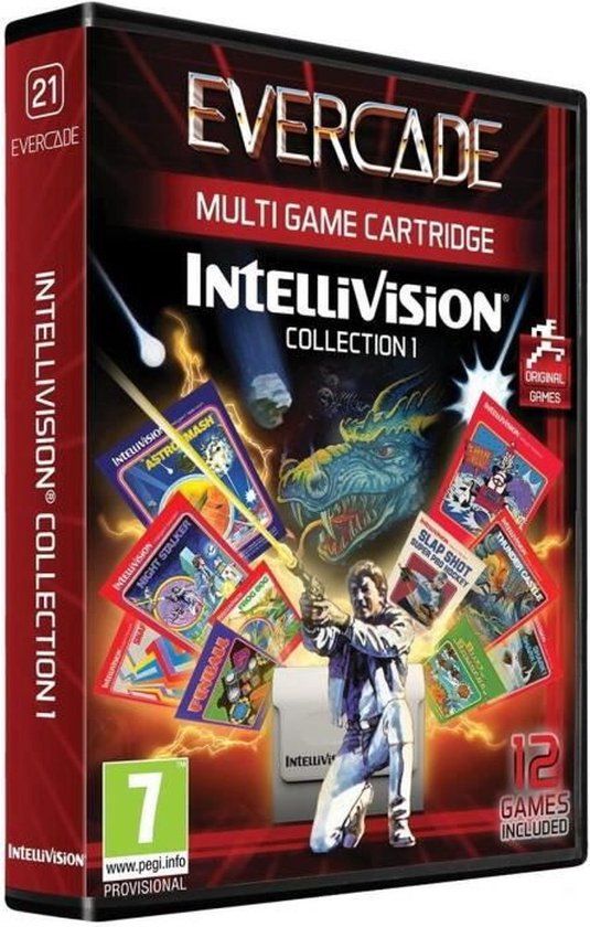 Evercade - Intellivision Cartridge 1 - 12 Games - Standard Edition - Region Free