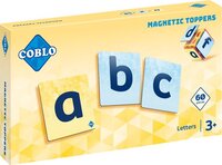 COBLO Magneet Toppers Letters 60 stuks - Magnetische Letters - Magnetisch speelgoed - Educatief speelgoed - Cadeau kind - Speelgoed 3 jaar t/m 12 jaar
