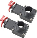 vidaXL Zwembadklep 2-delig 1,5 inch