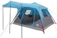 vidaXL Familietent Blauw 6-persoons Polyester en Staal