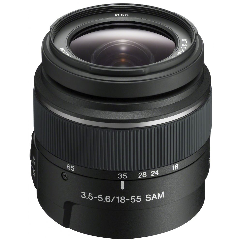 Sony DT 18-55mm f/3.5-5.6 SAM II Lens - Black