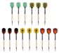 Dartset soft tip - 15 pièces - Avec fléchettes et pointes - Pour jeu de fléchettes électronique