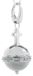 Carlo Monti Dames Charm XL rijkbal 925/sterling zilver gerhodineerd, zirkonia wit JCM1107-611