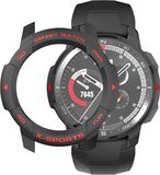 Strap-it Hard case hoesje - geschikt voor de Honor Watch GS Pro (zwart met rood)