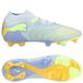PUMA Future 9 Ultimate FG Light Up - Vert/Bleu glacé/Violet Femme - Herbe naturelle (FG), pointure 38½