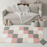 LittleTom 36-delige Baby Puzzel Speelmat - 30x30 EVA Schuim Kruipmat
