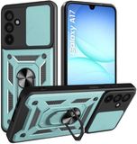 Techsuit Hoesje geschikt voor Samsung Galaxy A17 - Camshield Back Cover - Groen