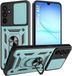 Techsuit Hoesje geschikt voor Samsung Galaxy A17 - Camshield Back Cover - Groen