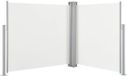 vidaXL Windscherm uittrekbaar 100x600 cm crème
