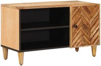 vidaXL Opbergkasten Bruin 80 x 31,5 x 46 cm Massief Mango Hout
