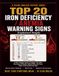 Top 20 Iron Deficiency / Anemia Warning Signs