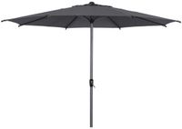 Hespéride Parasol rond inclinable LOOMPA Gris ardoise 300 cm