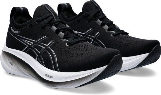 ASICS Gel-Nimbus 26 Hardloopschoenen Dames - Maat 42 - Zwart/Grijs/Wit
