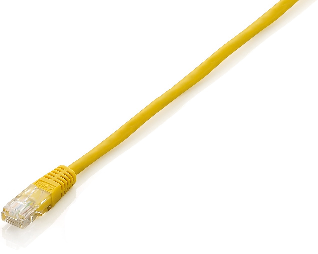 Equip Cat.6 U/UTP Patch Cable, 0.25m , Yellow