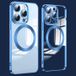 Apple Coque Hybride Magnétique iPhone 14 Pro - Bleu Marine