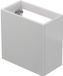 INK - Fontein Onderkast P2O Deur Greeploos Gelakt Universeel Draaiend - 400x220x400 mm - Hg Wit