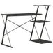 VidaXL Bureau met schap 116x50x93 cm zwart