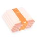 Clairefontaine 116070C - Een Set van 4 Memoblokken van 90 Vellen, 30 Vellen per Formaat/Bedrukt en Afscheurbaar/ Ivoorpapier 90g / 3 Niveaus / 10x14x0,8 cm - Terracotta Collectie