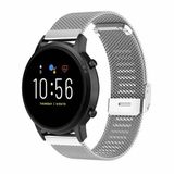 By Qubix Qubix Milanese Bandje voor Garmin Venu 4 (45mm) - Zilver