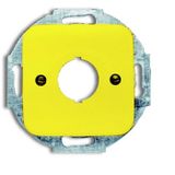 Busch-Jaeger Centrale plaat bedieningsapparaten 1-voudig geel - Reflex SI (2533-214-15), 2CKA001724A2696