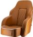 Vetus Stoel Commander orange brun (cognac)