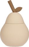 OYOY Mini OYOY Living Pear Cup Drinkbeker | Vanilla | Siliconen | Beige | Kinderen