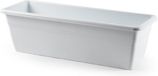 Forte Plastics Bac à plantes blanc rectangulaire 50 x 17 x 15 cm