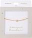 Depesche armband goud met C-hanger en hartje - vriendschapssieraad.