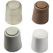 Gedotec Butoir de porte HANSI en caoutchouc, Ø 27 mm, blanc
