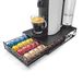 RECAPS Koffiepadhouder lade opslag keuken organizer compatibel met Vertuoline Stores 40 pods zwarte kleur