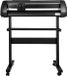 Plotter vinyle sans marque, 28 pouces, vitesse et force réglables, kit bricolage pour enseignes, bannières, autocollants, support au sol, logiciel SignMaster, compatible avec Windows
