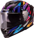 LS2 FF818 Storm III Kaos Integraalhelm - Maat S - Zwart/Paars