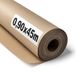 OFITURIA Naturbruin kraftpapier 70 g/m² – rol 0,90 x 45 m – verpakking met 3 rollen