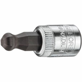 Gedore Schroevendraaier-inzetstuk Kogelkop 6-kant 6 3mm 6x28mm