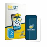 BROTECT - Screenprotector voor Oppo Reno 13 - Folie Beschermfolie transparant 2 Stuks