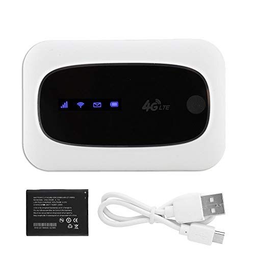 Estink Draagbare 4G WiFi Router - Draadloze Mobiele Hotspot - 2000mAh Batterij - Wit