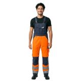 Mascot Safe Supreme Amerikaanse overall met kniezakken 15569-860 - hi-vis oranje/donkermarine - C46 - 76