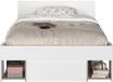 Vente-unique Bedframe hout natuurlijk licht 120 x 200 cm