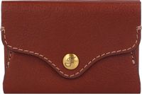 FOSSIL Heritage Card Case Brown Leer Dames