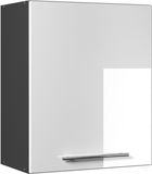 Vicco Hangkast Fame-Line, Wit Hoogglans, 60 cm