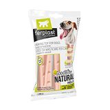 Ferplast Goodbite Natural Helix S, bot met propeller voor mondhygiëne, hamsmaak, middelgrote hond - klein (3-10 kg), natuurlijk, 2 stuks à 16 g, 1 stuk, 32 g