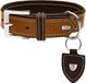 Hunter Halsband Tara - 55 cm - Cognac/Donkerbruin
