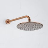 FortiFura Calvi Hoofddouche - 30cm - Rond - Geborsteld Koper