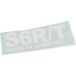 Stage6 Sticker Stage6 R/T 140x48mm tracé Blanc