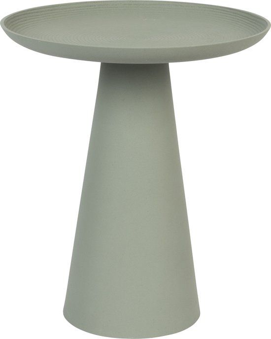 Housecraft Living Ringar - Bijzettafel - Rond - Metaal - Groen - 39.5 cm