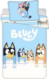 Bluey BABY / Peuter dekbedovertrek Cuddle - 135 x 100 + 40 x 60 cm - Katoen