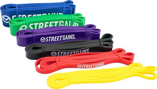 StreetGains Set Resistance Bands - Power Bands - Weerstandsbanden