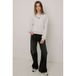Frankie&Liberty boxy sweater met backprint - ecru