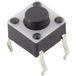 TRU COMPONENTS YST-1102A Bouton-poussoir 12 V/DC 0.05 A 1x hors/(en marche) Momentané (L x l) 6 mm x 6 mm 1 pièce(s)